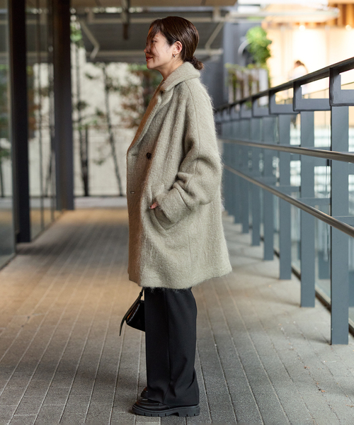 TICCA（ティッカ） コート アウター 別注「TICCA / ティッカ」モヘヤ混