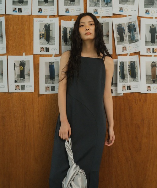 ANDRESD ドレス カッティングカーブドレス / cutting curve dress