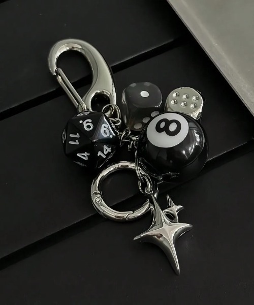 NO WAY キーホルダー /キーホルダー セット Y2K ストリート系 サイコロ