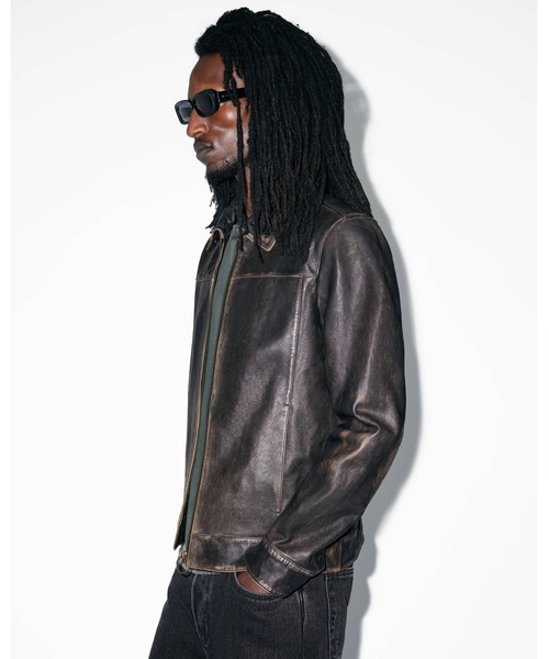 ALLSAINTS（オールセインツ） レザージャケット L ブラック メンズ