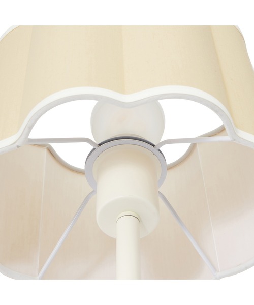 Francfranc（フランフラン） 照明 スカラップ テーブルランプ ベージュ