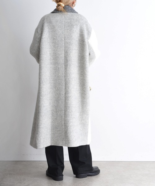 Eimee Law（エイミーロウ） コート アウター ミックスシャギー配色