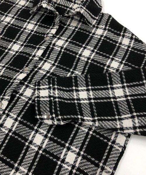 SHEENA（シーナ） コート アウター チェック柄オーバーサイズシャツ