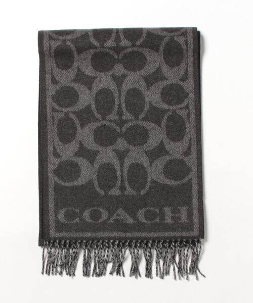 COACH（コーチ） マフラー ストール リバーシブル シグネチャー