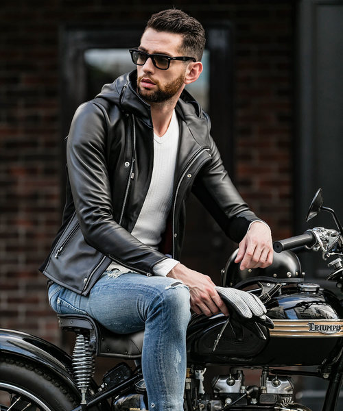 JOHNNY WOLF ダブルライダースジャケット 秋冬アイテム JOHNNY WOLF