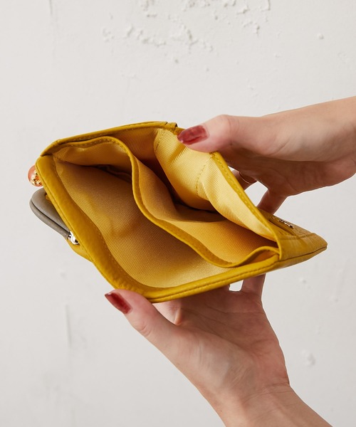 ear PAPILLONNER（イア パピヨネ） 財布 「WEB限定」牛革がま口折り