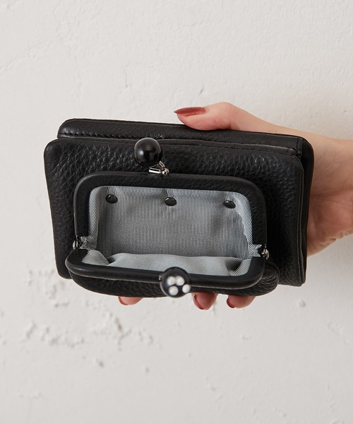 ear PAPILLONNER（イア パピヨネ） 財布 「WEB限定」牛革がま口折り