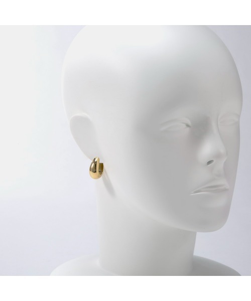 TOM WOOD（トムウッド） ピアス TOM WOOD Ice Hoop Medium Gold アイス