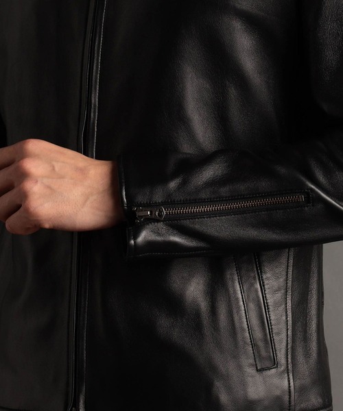 MONSIEUR NICOLE（ムッシュニコル） 革ジャン ライダース 「canal deux