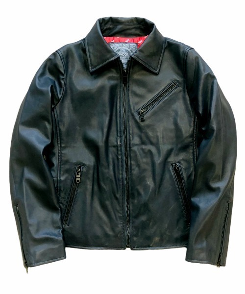 London Denim（ロンドンデニム） 革ジャン ライダース ラムレザー