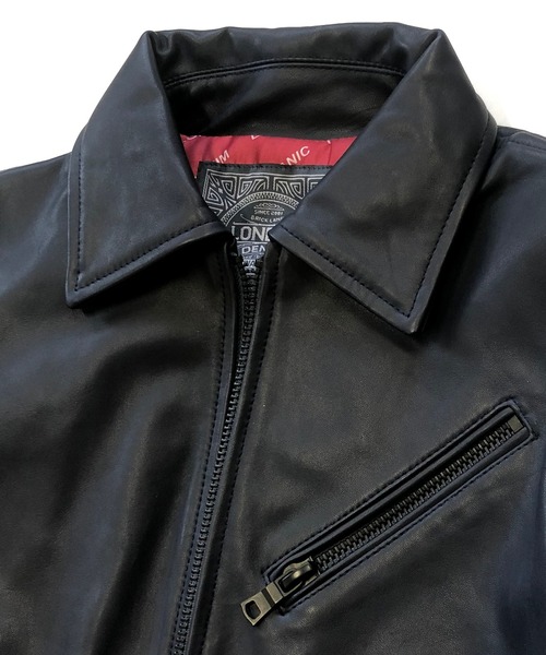 London Denim（ロンドンデニム） 革ジャン ライダース ラムレザー