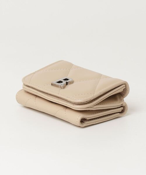 BALENCIAGA（バレンシアガ） タッチミニ Bロゴ キルティング 三つ折り