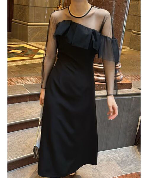 LAGUNAMOON（ラグナムーン） ドレス LADYアシンメトリーフリルドレス