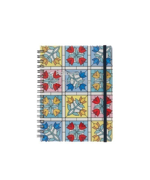Rollbahn 手帳 ロルバーン ポケット付メモ ステンドグラス L