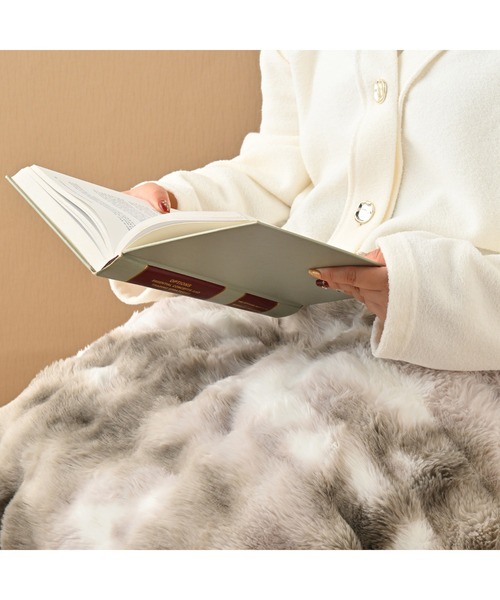 Francfranc（フランフラン） ヒーター付きブランケット グレー