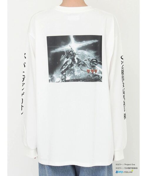 CALNAMUR エヴァンゲリオンコラボ 使徒ちょっと集合Tシャツ ホワイトF