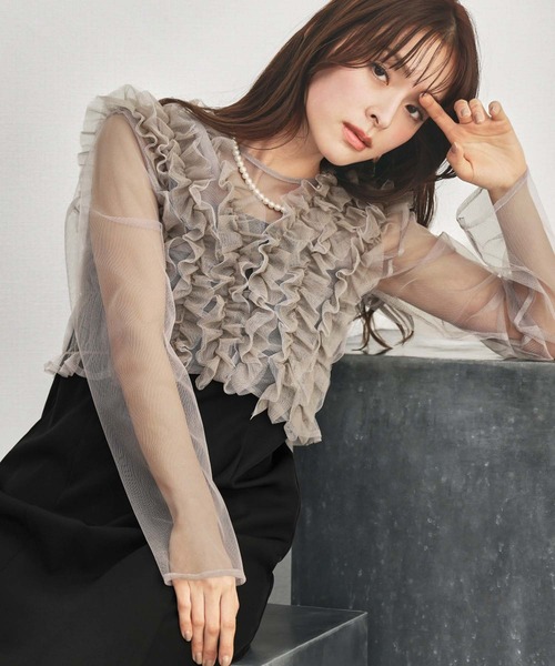 GIRL DRESS FOR NOW ドレス 「身長別画像あり」チュール フリル ベスト