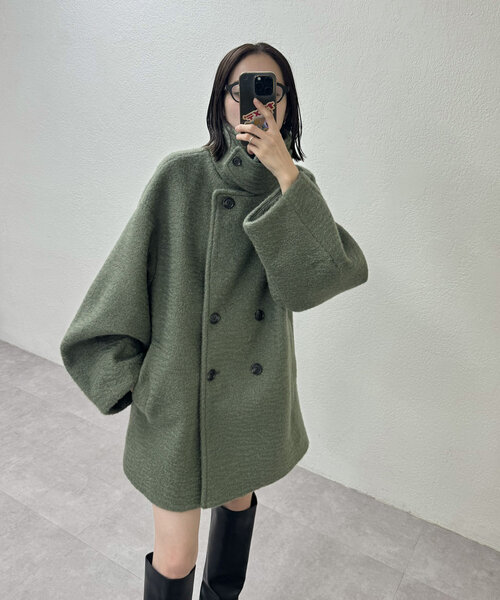 mystic（ミスティック） コート アウター 「EC限定カラー/グリーン