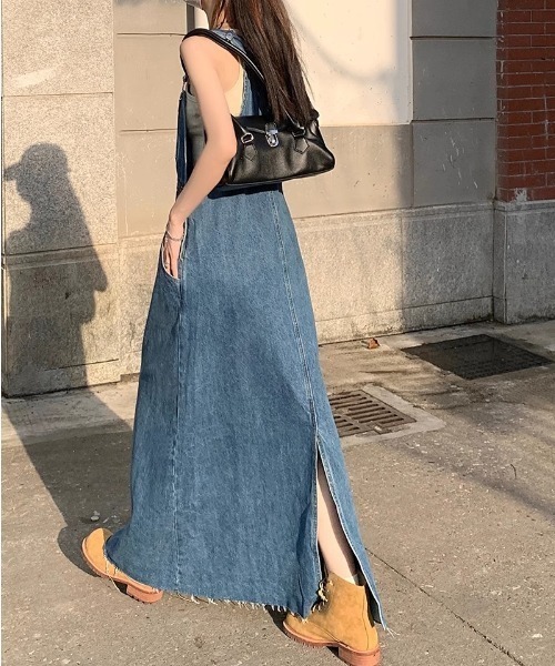 gossip!ロサンゼルス ジャンパースカート デニム ジャンパースカート