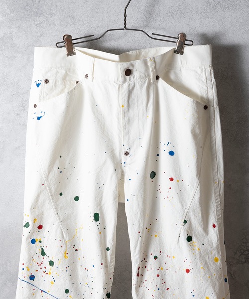 NUMBER (N)INE（ナンバーナイン） チノパン HAND PAINTED CHAIN STITCH