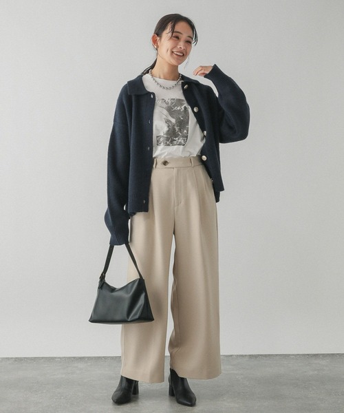 GLOBAL WORK（グローバルワーク） tシャツ ヘビロッTEEワイドプリント