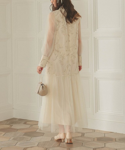 Dorry Doll（ドリードール） ドレス フェザーフラワーチュールドレス