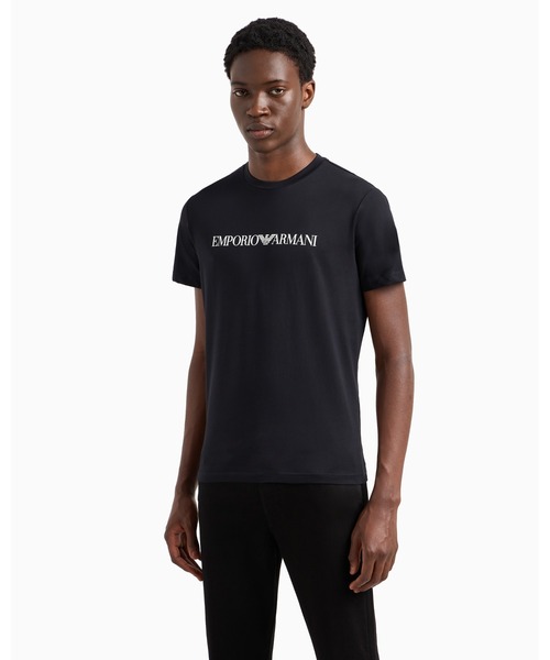 EMPORIO ARMANI tシャツ 「エンポリオ アルマーニ」Tシャツ ピマ