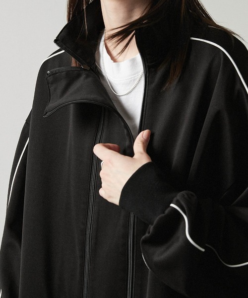 ジャージ 「Alfred Alex」ダブルジップアップサイドライントラック