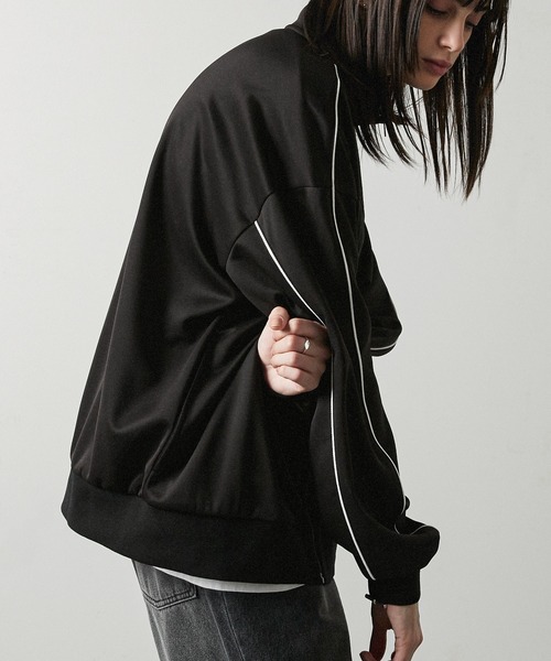 ジャージ 「Alfred Alex」ダブルジップアップサイドライントラック