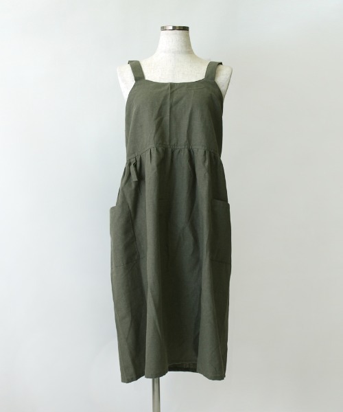 Per sist ence（パーシエンス） エプロン フレアギャザークロス