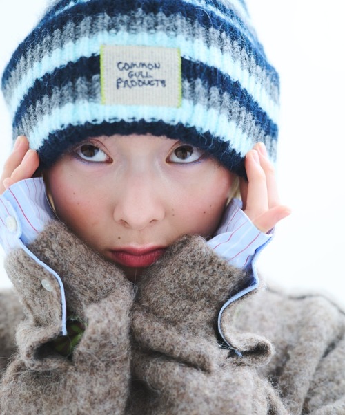 common gull products. ニット帽 ニットキャップ 記憶の中のガルニット