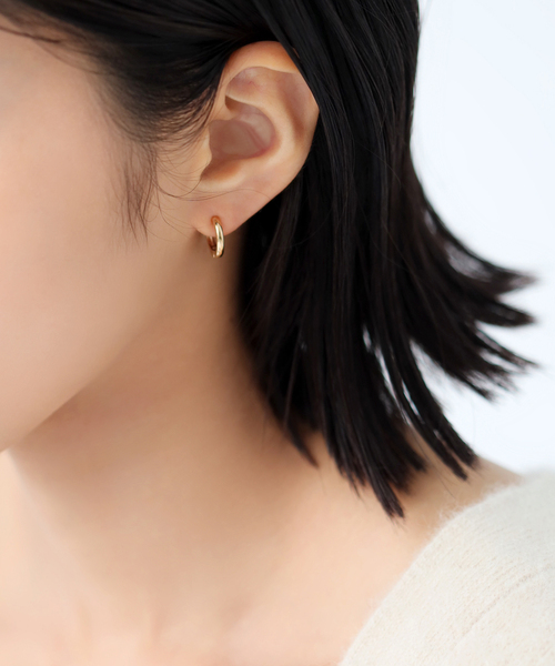 Lilas イヤリング ピアリング K10（両耳） レディース : ZOZOTOWN