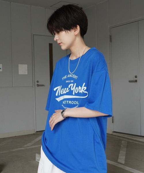 tシャツ 25SS 韓国ストリート ビッグシルエット プリントアソートT