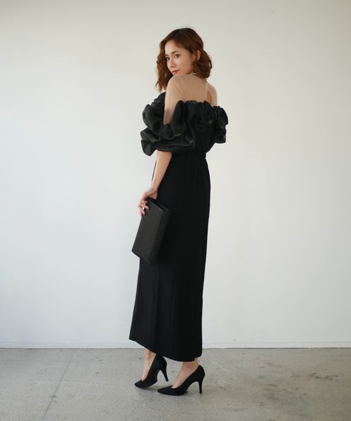 My shawty（マイシャウティー） ドレス volume raffle dress