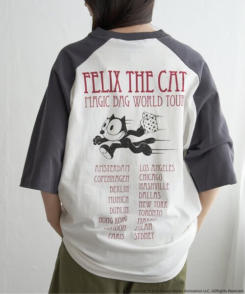 FELIX THE CAT × LOVOT ヴィンテージプリントシャツ FELIX THE CAT