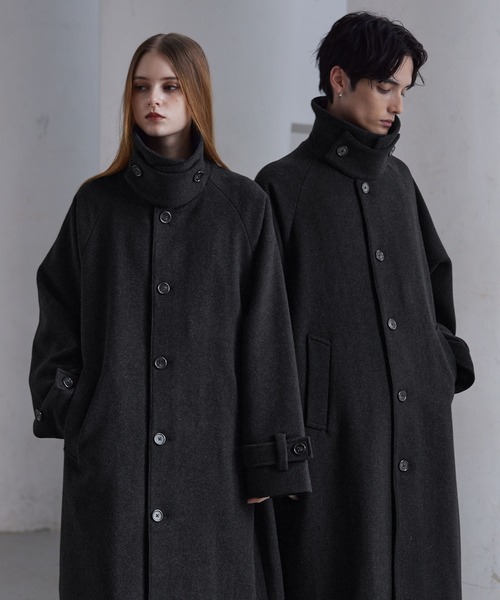 CLEL（クレイル） ステンカラーコート コート 「CLEL」Wool Blend Tech