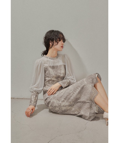 niana（ニアナ） ドレス ダマスクギャザードレス 結婚式 パーティー