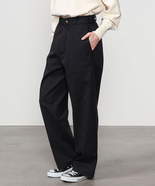 Bshop チノパン TUF-NUT | T/C TWILL WIDE WORK TROUSERS WOMEN