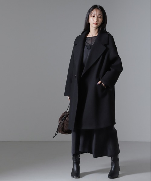 NANO universe（ナノ・ユニバース） チェスターコート FREE グレー系