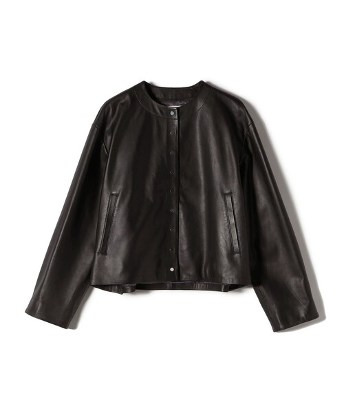 美品 シップス レザージャケット 近年モデル ダブルジップ ヤギ革