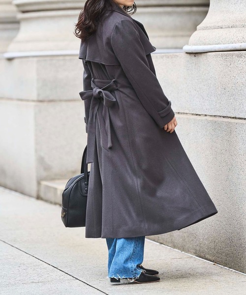 Sirin トレンチコート コート 「2WAY」ウールトレンチフレアコート