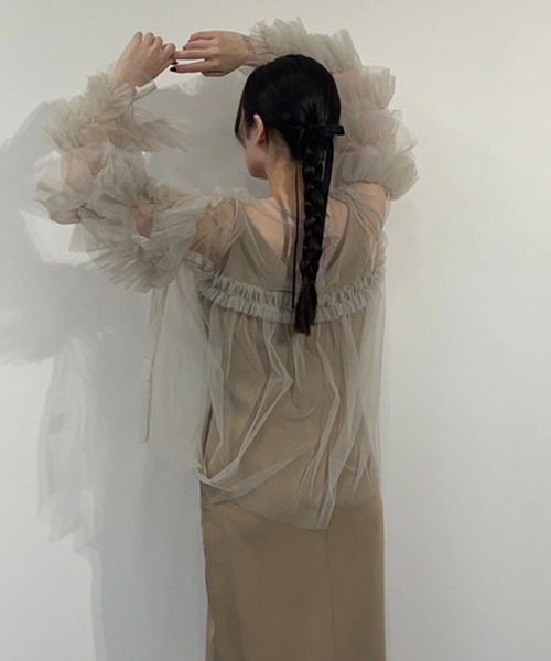 ANDRESD ドレス 「2点セットアイテム」 カッティングカーブドレス