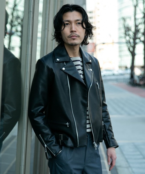 URBAN RESEARCH ROSSO MEN 「URBAN MEN」 ライダースジャケット X