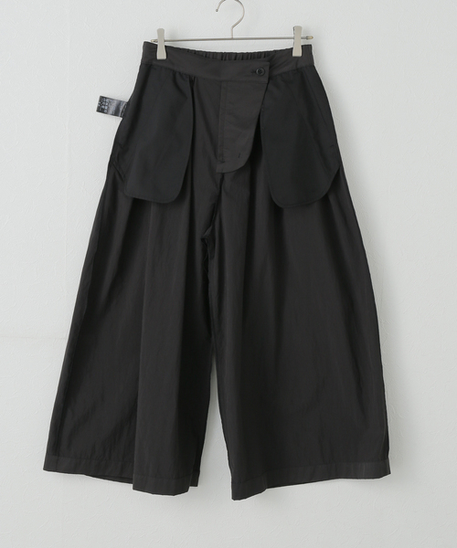 新品タグ付き 24AW CADUNE タックガウチョパンツ 38 【公式通販】