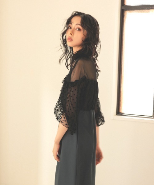 DONOBAN（ドノバン） ドレス 「ANDRESD」flocky dot one piece