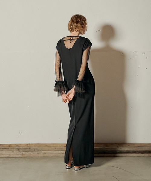 et.UNiVER ドレス Frill sleeve dress : ZOZOTOWN Yahoo!店 - 通販