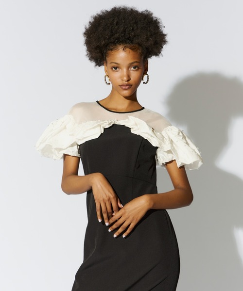 ANDRESD ドレス リボンマシュマロドレス / ribbon mashmallow dress