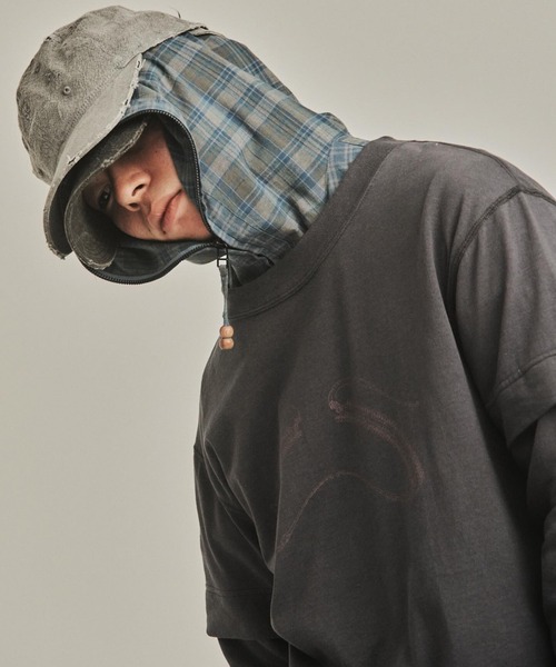 JIAN YE（ジェンイェ） キャップ 帽子 朱点童子 CAP メンズ : ZOZOTOWN