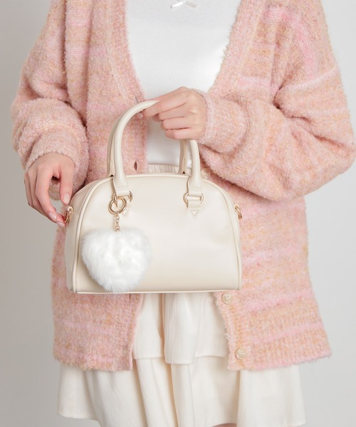 Honeys（ハニーズ） ボストンバッグ ハートチャームボストン