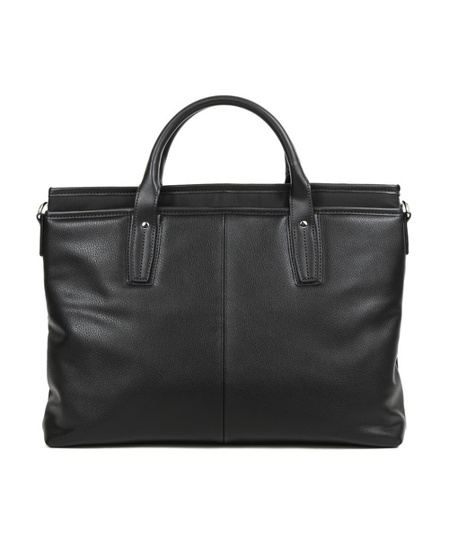 G.D.N. ビジネスバッグ ソフトタッチシュリンク 合成皮革 × PVC